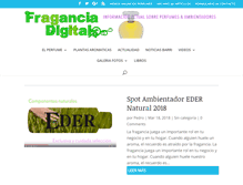 Tablet Screenshot of fraganciadigital.com